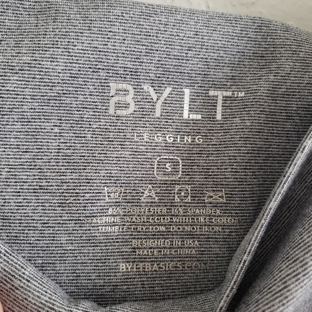 Bylt Basics Essential Basic Workout Grey Leggings - image 6